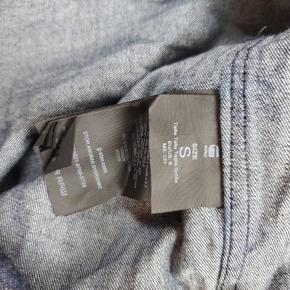 Overshirt Anorak Stor G-Star Raw Correct Size Small - Picture 7 of 11